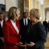 "Mitya" -- When Vice President Hurst (Jayne Atkinson) feels threatened that Secretary of State McCord is vying to be the next President, she attempts to set Elizabeth up for failure by promising that Americans will continue to be able to adopt Russian orphans, despite the potential ban by Russia\'s president.  Also, Elizabeth and Henry find out Stevie is dating Dmitri after he is followed by a Russian assassin, on MADAM SECRETARY, Sunday, Jan. 7 (10:00-11:00 PM ET/PT) on the CBS Television Network.  Series star Geoffrey Arend directed the episode. Pictured (l-r) TÃÂ©a Leoni as Elizabeth McCord and Jayne Atkinson as Theresa Hurst Photo: Sarah Shatz /CBS 2017ÃÂ©CBS Broadcasting Inc. All Rights Reserved