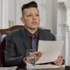 "Reading the Signs" -- Elizabeth seeks creative solutions when the president of Sri Lanka\'s psychic convinces him to not move forward with a trade agreement with the U.S. Also, Alison grapples with guilt for missing the warning signs after her college roommate attempts suicide, and Henry makes an abrupt career decision, on MADAM SECRETARY, Sunday, March 11 (10:00-11:00 PM, ET/PT) on the CBS Television Network. Pictured: Sara Ramirez as Kat Sandoval. Photo: Jeff Neumann/CBS ÃÂ©2018 CBS Broadcasting, Inc. All Rights Reserved