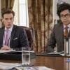 "Reading the Signs" -- Elizabeth seeks creative solutions when the president of Sri Lanka\'s psychic convinces him to not move forward with a trade agreement with the U.S. Also, Alison grapples with guilt for missing the warning signs after her college roommate attempts suicide, and Henry makes an abrupt career decision, on MADAM SECRETARY, Sunday, March 11 (10:00-11:00 PM, ET/PT) on the CBS Television Network. Pictured (L-R): Erich Bergen as Blake Moran and Geoffrey Arend as Matt Mahoney. Photo: Jeff Neumann/CBS ÃÂ©2018 CBS Broadcasting, Inc. All Rights Reserved