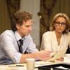 "The Chaos Game" -- When Elizabeth discovers that the White House attackers had support from overseas, she tries to hunt down those responsible without starting a war. Also, Henry comes face to face with one of the attackers, on MADAM SECRETARY, Sunday, Oct. 14 (10:30-11:30 PM, ET/10:00-11:00 PM, PT) on the CBS Television Network. Pictured (L-R) Sebastian Arcelus as Jay Whitman and TÃÂ©a Leoni as Elizabeth McCord . Photo: Sarah Shatz/CBSÃÂ©2018 CBS Broadcasting, Inc. All Rights Reserved