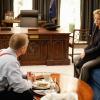 "The Courage to Continue" -- When Haiti\'s democracy is threatened by a president who refuses to step down after losing the election, Elizabeth tries to solve the problem without resorting to military action. Also, Blake has one week to find a new job before Elizabeth fires him as her assistant, on MADAM SECRETARY, Sunday, Nov. 25 (10:30-11:30 PM, ET/10:00-11:00 PM, PT) on the CBS Television Network. Pictured (L-R) Keith Carradine as President Dalton and  TÃÂ©a Leoni as Elizabeth Adams McCord   Photo: David M. Russell/CBS ÃÂ©2018 CBS Broadcasting, Inc. All Rights Reserved