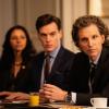 "Winter Garden" -- Elizabeth and Jay work to keep an historic agreement between Serbia and Kosovo from falling apart, after a mass grave is discovered in Serbia dating back to the Kosovo war. Also, Henry deals with a bizarre encounter with Secretary of Defense Gordon Becker, on MADAM SECRETARY, Sunday, Dec. 9 (10:00-11:00 PM, ET/PT) on the CBS Television Network. Pictured (L-R) Erich Bergen as Blake Moran and Sebastian Arcelus as Jay Whitman  Photo: Mark Schafer/CBS ÃÂ©2018 CBS Broadcasting, Inc. All Rights Reserved
