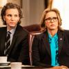 "Winter Garden" -- Elizabeth and Jay work to keep an historic agreement between Serbia and Kosovo from falling apart, after a mass grave is discovered in Serbia dating back to the Kosovo war. Also, Henry deals with a bizarre encounter with Secretary of Defense Gordon Becker, on MADAM SECRETARY, Sunday, Dec. 9 (10:00-11:00 PM, ET/PT) on the CBS Television Network. Pictured (L-R) Sebastian Arcelus as Jay Whitman and TÃÂ©a Leoni as Elizabeth McCord  Photo: Mark Schafer/CBS ÃÂ©2018 CBS Broadcasting, Inc. All Rights Reserved