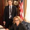 "Family Separation: Part 1" and "Family Separation: Part 2" -- Elizabeth goes head to head with a U.S. governor over the state\'s new policy of separating unauthorized immigrants from their children. Also, she and Henry plan to renew their wedding vows, in a special two-part episode of MADAM SECRETARY, Sunday, Dec. 23 and Sunday, Jan. 6 (10:00-11:00 PM, ET/PT) on the CBS Television Network. This marks the 100th milestone episode of the series, written by executive producers Barbara Hall and David Grae. Pictured (L-R)  Sebastian Arcelus as Jay Whitman and TÃÂ©a Leoni as Elizabeth McCord  Photo: David M. Russell /CBS ÃÂ©2018 CBS Broadcasting Inc. All Rights Reserved.