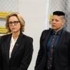 "Family Separation: Part 1" and "Family Separation: Part 2" -- Elizabeth goes head to head with a U.S. governor over the state\'s new policy of separating unauthorized immigrants from their children. Also, she and Henry plan to renew their wedding vows, in a special two-part episode of MADAM SECRETARY, Sunday, Dec. 23 and Sunday, Jan. 6 (10:00-11:00 PM, ET/PT) on the CBS Television Network. This marks the 100th milestone episode of the series, written by executive producers Barbara Hall and David Grae. Pictured (L-R)  TÃÂ©a Leoni as Elizabeth McCord and Sara Ramirez as Kat Sandoval  Photo: Mark Schafer/CBS ÃÂ©2018 CBS Broadcasting Inc. All Rights Reserved.