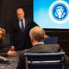 "Proxy War" -- When innocent Syrian children are killed by an American-made cluster bomb, Elizabeth races to figure out what went wrong before Russia can use it as an excuse to escalate its military presence in the region. Also, Russell faces a PR nightmare after he gets into a heated argument with a homeless protester, on MADAM SECRETARY, Sunday, Jan. 27 (10:00-11:00 PM, ET/PT) on the CBS Television Network. Pictured (L-R)  TÃÂ©a Leoni as Elizabeth Adams McCord, Mike Pniewski as Gordon Becker and Zeljko Ivanek as Russell Jackson   Photo: Sarah Shatz/CBS ÃÂ©2018 CBS Broadcasting Inc. All Rights Reserved.