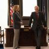 "Something Better" -- When a group of American missionaries become hostages during a violent uprising abroad, Dalton must confront demons from his past in order to help Elizabeth secure their safe return home. Also, Stevie takes over Russell\'s social media presence, and Henry helps his niece, Sarah (Emelyn Daly), mentally prepare for her military deployment, on MADAM SECRETARY, Sunday, Feb. 17 (10:00-11:00 PM, ET/PT) on the CBS Television Network. Pictured (L-R) TÃÂ©a Leoni as Elizabeth Adams McCord and  Keith Carradine  as President Dalton  Photo: Mark Schafer/CBS ÃÂ©2018 CBS Broadcasting Inc. All Rights Reserved.