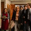 "The New Normal" -- When a super typhoon threatens a small Pacific island, Elizabeth tries to relocate its population before the storm makes landfall. Also, Henry gives a speech to an evangelical group about climate change, on MADAM SECRETARY, Sunday, March 17 (10:00-11:00 PM, ET/PT) on the CBS Television Network.   Pictured (L-R) Tracee Chimo Pallero as Nina Cummings, Patina Miller as Daisy Grant, TÃÂ©a Leoni as Elizabeth Adams McCord, Geoffrey Arend as Matt Mahoney, Erich Bergen as Blake Moran and Sebastian Arcelus as Jay Whitman    Photo: Michael Parmelee/CBS ÃÂ©2019 CBS Broadcasting Inc. All Rights Reserved.