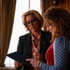"The New Normal" -- When a super typhoon threatens a small Pacific island, Elizabeth tries to relocate its population before the storm makes landfall. Also, Henry gives a speech to an evangelical group about climate change, on MADAM SECRETARY, Sunday, March 17 (10:00-11:00 PM, ET/PT) on the CBS Television Network.   Pictured (L-R)   TÃÂ©a Leoni as Elizabeth Adams McCord and  Tracee Chimo Pallero as Nina Cummings Photo: Michael Parmelee/CBS ÃÂ©2019 CBS Broadcasting Inc. All Rights Reserved.
