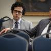 "Ready" -- A NATO ally carries out a state-sponsored assassination attempt against one of its own citizens, who is also a U.S. resident and old friend of Elizabeth\'s. Also, Alison starts dating the son of one of Elizabeth\'s political rivals, on MADAM SECRETARY, Sunday, March 31 (10:00-11:00 PM, ET/PT) on the CBS Television Network. Pictured (L-R): Geoffrey Arend and Sara Ramirez as Kat Sandoval. Photo: Jeff Neumann/CBS ÃÂ©2019 CBS Broadcasting Inc. All Rights Reserved.