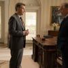 "Better Angels" - As Elizabeth prepares to leave the State Department and announce her run for president, anti-globalist terrorists attack the United Nations delegation in Geneva who are there to sign the Climate Migration treaty, on the fifth season finale of MADAM SECRETARY, Sunday, April 21 (10:00-11:00 PM, ET/PT) on the CBS Television Network. Pictured (L-R): Tim Daly as Henry McCord and Keith Carradine as President Conrad Dalton. Photo: Mark Schafer/CBS 2019 CBS Broadcasting Inc. All Rights Reserved.