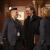 "Better Angels" - As Elizabeth prepares to leave the State Department and announce her run for president, anti-globalist terrorists attack the United Nations delegation in Geneva who are there to sign the Climate Migration treaty, on the fifth season finale of MADAM SECRETARY, Sunday, April 21 (10:00-11:00 PM, ET/PT) on the CBS Television Network. Pictured (L-R): Sara Ramirez as Kat Sandoval, Sebastian Arcelus as Jay Whitman, and TÃÂ©a Leoni as Elizabeth Adams McCord. Photo: Sarah Shatz/CBS 2019 CBS Broadcasting Inc. All Rights Reserved.