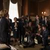 "Better Angels" - As Elizabeth prepares to leave the State Department and announce her run for president, anti-globalist terrorists attack the United Nations delegation in Geneva who are there to sign the Climate Migration treaty, on the fifth season finale of MADAM SECRETARY, Sunday, April 21 (10:00-11:00 PM, ET/PT) on the CBS Television Network. Pictured: TÃÂ©a Leoni as Elizabeth Adams McCord. Photo: Sarah Shatz/CBS 2019 CBS Broadcasting Inc. All Rights Reserved.