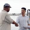 "From the Head Down" - Magnum helps a struggling fisherman and fellow Veteran when his 300 pound tuna worth $350K is stolen, but they discover that the thief needs Magnum\'s help as well, on MAGNUM P.I., Monday, Oct. 1 (9:00-10:00 PM, ET/PT) on the CBS Television Network. Pictured L-R: Carl Weathers as Dan Sawyer and Jay Hernandez as Thomas Magnum Photo: CBS ÃÂ©2018 CBS Broadcasting, Inc. All Rights Reserved