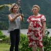 "The Woman Who Never Died" -- Magnum takes a case from fellow private investigator Luther Gillis to find the true identity of a man\'s comatose fiancÃÂ½ when he learns that she\'s had severe facial surgery, on MAGNUM P.I., Monday, Oct. 18 (9:00-10:00 PM, ET/PT) on the CBS Television Network. Pictured L-R: Perdita Weeks as Juliet Higgins and Amy Hill as Teuila "Kumu" Tuileta Photo: Karen Neal/CBS ÃÂ©2018 CBS Broadcasting, Inc. All Rights Reserved