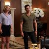 "Six Paintings, One Frame" -- A close friend of Higgins, an art connoisseur who had recently hired Magnum to test his security, is murdered, and Thomas is arrested as the main suspect, on MAGNUM P.I., Monday, Oct. 15 (9:00-10:00 PM, ET/PT) on the CBS Television Network. Pictured L-R: Perdita Weeks as Juliet Higgins, Jay Hernandez as Thomas Magnum, and Raymond Lee as James Chen Photo: Karen Neal/CBS ÃÂ©2018 CBS Broadcasting, Inc. All Rights Reserved