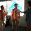 "Winner Takes All" --Magnum has an emotional connection to a case when he and every other private investigator and bounty hunter on Oahu are tasked to track down a man (Jake Matthews) accused of murder, on MAGNUM P.I., Sunday, Jan. 20 (directly after the AFC Championship Game) on the CBS Television Network. Pictured L-R:  Ken Jeong as Luther H. Gillis, Jay Hernandez as Thomas Magnum, and NASCAR driver Ryan Blaney as Shane Powell Photo: Karen Neal/CBS ÃÂ©2018 CBS Broadcasting, Inc. All Rights Reserved