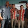 "Winner Takes All" -- Magnum has an emotional connection to a case when he and every other private investigator and bounty hunter on Oahu are tasked to track down a man (Jake Matthews) accused of murder, on MAGNUM P.I., Sunday, Jan. 20 (directly after the AFC Championship Game) on the CBS Television Network.   Pictured L-R: Former NFL running back Eddie George as Travis Leet, Jay Hernandez as Thomas Magnum, Ken Jeong as Luther H. Gillis, and NASCAR driver Ryan Blaney as Shane Powell. Photo: Karen Neal/CBS ÃÂ©2018 CBS Broadcasting, Inc. All Rights Reserved