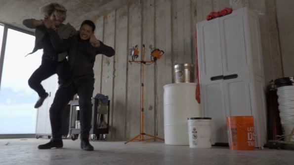 "Murder in Never Quiet" - Magnum is hired by a women to prove that her son didn\'t kill his girlfriend and has only 24 hours to do so before the accused accepts a plea deal.  Also, Rick and TC try to recover stolen appliances that were donated to a wounded veteran, on MAGNUM P.I., Monday, Feb 25 (9:00-10:00 PM, ET/PT) on the CBS Television Network. Pictured L-R: Perdita Weeks as Juliet Higgins and Chase Kim as Jonny Kim Photo: CBS ÃÂ©2019 CBS Broadcasting, Inc. All Rights Reserved