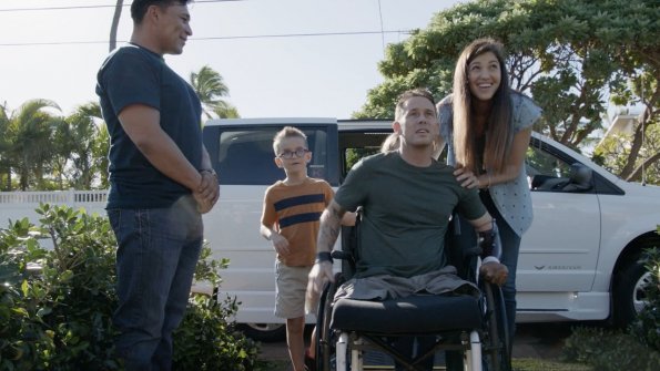 "Murder in Never Quiet" - Magnum is hired by a women to prove that her son didn\'t kill his girlfriend and has only 24 hours to do so before the accused accepts a plea deal.  Also, Rick and TC try to recover stolen appliances that were donated to a wounded veteran, on MAGNUM P.I., Monday, Feb 25 (9:00-10:00 PM, ET/PT) on the CBS Television Network. Pictured: Bryan Anderson as Brad Fullerton (center) Photo: CBS ÃÂ©2019 CBS Broadcasting, Inc. All Rights Reserved