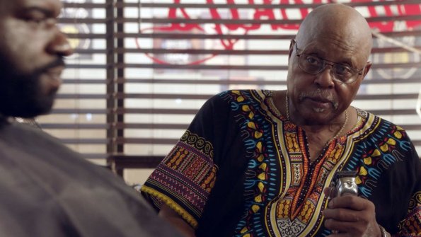 "A Kiss Before Dying" - When the Dobermans dig up what appears to be a human bone, Magnum and Higgins assist Katsumoto investigate the murder of his former mentor, on MAGNUM P.I., Monday, March 11 (9:00-10:00 PM, ET/PT) on the CBS Television Network.  Roger E. Mosley, who portrayed T.C. on the original "Magnum, P.I.," guest stars as Booky, a Vietnam veteran and barber who offers sage advice and a great haircut. Pictured L-R: Stephen Hill as Theodore "TC" Calvin  and Roger E. Mosley as Booky Photo: CBS ÃÂ©2019 CBS Broadcasting, Inc. All Rights Reserved