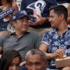 "Dead Inside" - When Katsumoto suspects that one of his fellow cops is dirty and has stolen evidence, he begrudgingly asks Magnum and Higgins for help. Also, Rick and TC help Los Angeles Rams defensive tackle Aaron Donald when his tablet, that contains the Rams\' playbook is stolen, on MAGNUM P.I., Friday, Oct. 18 (9:00-10:00 PM, ET/PT) on the CBS Television Network.   Pictured L-R: Tim Kang as Det. Gordon Katsumoto and Jay Hernandez as Thomas Magnum Photo: Karen Neal/CBS ©2019 CBS Broadcasting, Inc. All Rights Reserved