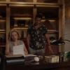 "Dead Inside" - When Katsumoto suspects that one of his fellow cops is dirty and has stolen evidence, he begrudgingly asks Magnum and Higgins for help. Also, Rick and TC help Los Angeles Rams defensive tackle Aaron Donald when his tablet, that contains the Rams\' playbook is stolen, on MAGNUM P.I., Friday, Oct. 18 (9:00-10:00 PM, ET/PT) on the CBS Television Network. Pictured L-R: Perdita Weeks as Juliet Higgins and Jay Hernandez as Thomas Magnum Photo: CBS ©2019 CBS Broadcasting, Inc. All Rights Reserved