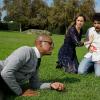 MAKING HISTORY:  L-R: Yassir Lester, Leighton Meester and Adam Pallly in the "The Duel" episode of MAKING HISTORY airing Sunday, May 7 (8:30-9:00 PM ET/PT) on FOX.  ©2017 Fox Broadcasting Co.  Cr:  Jennifer Clasen/FOX