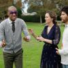 MAKING HISTORY:  L-R: Yassir Lester, Leighton Meester and Adam Pallly in the "The Duel" episode of MAKING HISTORY airing Sunday, May 7 (8:30-9:00 PM ET/PT) on FOX.  ©2017 Fox Broadcasting Co.  Cr:  Jennifer Clasen/FOX