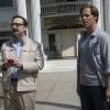 MARRIED -- "Uncool" -- Episode 104 (Airs Thursday, August 7, 10:00 pm e/p -- Pictured: (L-R) Nat Faxon as Russ, John Hodgman as Bernie -- CR: Prashant Gupta/FX