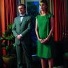 Michael Sheen as Dr. William Masters and Caitlin Fitzgerald as Libby Masters in Masters of Sex (season 3, episode 2) - Photo: Michael Desmond/SHOWTIME Photo ID: MastersofSex_302_0536