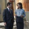 Mather Zickel as George and Lizzy Caplan as Virginia Johnson in Masters of Sex (season 3, episode 2) - Photo: Michael Desmond/SHOWTIME - Photo ID: MastersofSex_302_0605
