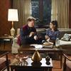 Michael O\'Keefe as Harry and Lizzy Caplan as Virginia Johnson in Masters of Sex (season 3, episode 5) - Photo: Warren Feldman/SHOWTIME Photo ID: MastersofSex_305_0709