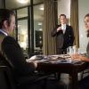 Michael Sheen as Dr. William Masters, Josh Charles as Dan Logan and Lizzy Caplan as Virginia Johnson in Masters of Sex (season 3, episode 7) - Photo: Michael Desmond/SHOWTIME Photo ID: MastersofSex_307_1183