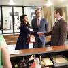 Sarah Silverman as Helen, Teddy Sears as Dr. Austin Langham and Michael Sheen as Dr. William Masters in Masters of Sex (season 3, episode 8) - Photo: Michael Desmond/SHOWTIME Photo ID: MastersofSex_308_0734