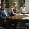 Michael Sheen as Dr. William Masters, Betty Gilpin as Nancy and Lizzy Caplan as Virginia Johnson in Masters of Sex (season 4, episode 3) - Photo: Warren Feldman/SHOWTIME - Photo ID: MastersofSex_403_0158