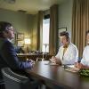 Michael Sheen as Dr. William Masters and Lizzy Caplan as Virginia Johnson in Masters of Sex (season 4, episode 6) - Photo: Warren Feldman/SHOWTIME - Photo ID: MastersofSex_406_0092