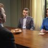 Michael Sheen as Dr. William Masters and Lizzy Caplan as Virginia Johnson in Masters of Sex (season 4, episode 10) - Photo: Warren Feldman/SHOWTIME - Photo ID: MastersofSex_410_0189