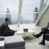 MINORITY REPORT:  Dash (Stark Sands, L) talks with his brother Arthur (Nick Zano, R) in the all-new “Mr. Nice Guy” episode of MINORITY REPORT airing Monday, Sept. 28 (9:00-10:00 PM ET/PT) on FOX. CR: Katie Yu / FOX. © 2015 FOX Broadcasting.