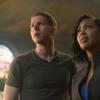 MINORITY REPORT: L-R: Dash (Stark Sands) and Det. Vega (Meagan Good) in the all-new “Hawk-Eye” episode of MINORITY REPORT airing Monday, Oct. 5 (9:00-10:00 PM ET/PT) on FOX. CR: FOX. © 2015 FOX Broadcasting.