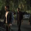 MINORITY REPORT: L-R: Nick Zano, Stark Sands and Laura Regan in the all-new “Honor Among Thieves” episode of MINORITY REPORT airing Monday, Nov. 2 (9:00-10:00 PM ET/PT) on FOX. © 2015 Fox Broadcasting Co. Cr: Katie Yu / FOX.