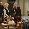 "Figgy Pudding and the Rapture" -- Christy (Anna Faris, left center) introduces her new sponsee, Jill (Jaime Pressly, right center) to her family, on MOM, Monday, October 6 (8:30-9:00 PM, ET/PT) on the CBS Television Network. Photo: Darren Michaels/Warner Bros. Entertainment Inc. ÃÂ© 2014 WBEI. All rights reserved.