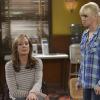 "Forged Resumes and the Recommended Dosage" -- While Christy (Anna Faris, right) tries to get to the bottom of Violet\'s erratic behavior, Bonnie (Allison Janney, left) attempts to get a job, on MOM, Thursday, November 20 (8:30-9:00 PM, ET/PT) on the CBS Television Network. Photo: Darren Michaels/Warner Bros. Entertainment Inc. ÃÂ© 2014 WBEI. All rights reserved.