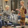 "Crazy Eyes and a Wet Brad Pitt" -- Christy\'s wealthy sponsee, Jill (Jaime Pressly, center), brings Christy (Anna Faris, left) and Bonnie (Allison Janney, right) gifts, on MOM, Thursday, December 4 (8:30-9:00 PM, ET/PT) on the CBS Television Network. Photo: Darren Michaels/Warner Bros. Entertainment Inc. ÃÂ© 2014 WBEI. All rights reserved.