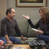 "Extra Mashed Potatoes and a Drunk Clown" -- Bonnie (Allison Janney, right) decides to come clean with Alvin (Kevin Pollak, left) about the terrible things she did to him over the years, on MOM, Thursday, December 11 (8:30-9:00 PM, ET/PT) on the CBS Television Network. Photo: Monty Brinton/CBS  ÃÂ©2014 CBS Broadcasting, Inc. All Rights Reserved