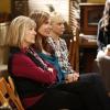 "Godzilla and a Sprig of Mint" -- Marjorie (Mimi Kennedy, left), Bonnie (Allison Janney, center) and Christy (Anna Faris, right) attend an AA meeting, on MOM, Thursday, January 8 (8:30-9:00 PM, ET/PT) on the CBS Television Network. Photo: Monty Brinton/CBS ÃÂ©2014 CBS Broadcasting, Inc. All Rights Reserved