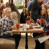 "Godzilla and a Sprig of Mint" -- Christy (Anna Faris, left)  shares a problem with Bonnie (Allison Janney, center) and Marjorie (Mimi Kennedy, right), on MOM, Thursday, January 8 (8:30-9:00 PM, ET/PT) on the CBS Television Network. Photo: Monty Brinton/CBS  ÃÂ©2014 CBS Broadcasting, Inc. All Rights Reserved