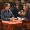 "Nudes and a Six Day Cleanse" -- Alvin (Kevin Pollak, left) and Bonnie (Allison Janney, right) enjoy a romantic dinner, on MOM, Thursday, January 15 (8:30-9:00 PM, ET/PT) on the CBS Television Network. Photo: Darren Michaels/Warner Bros. Entertainment Inc. ÃÂ© 2015 WBEI. All rights reserved.