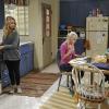 "Nudes and a Six Day Cleanse" -- Christy (Anna Faris, center) takes the first step towards a new career, in front of Violet (Sadie Calvano, left) and Roscoe (Blake Garrett Rosenthal), on MOM, Thursday, January 15 (8:30-9:00 PM, ET/PT) on the CBS Television Network. Photo: Darren Michaels/Warner Bros. Entertainment Inc. ÃÂ© 2015 WBEI. All rights reserved.
