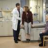 "Dropped Soap and a Big Guy on a Throne" -- Christy (Anna Faris, right) brings Bonnie (Allison Janney, right) to a handsome doctor (Victor Webster) after she injures her back, on MOM, Thursday, April 2 (9:30-10:00 PM, ET/PT) on the CBS Television Network. Photo: Darren Michaels/Warner Bros. Entertainment Inc. ÃÂ© 2015 WBEI. All rights reserved.